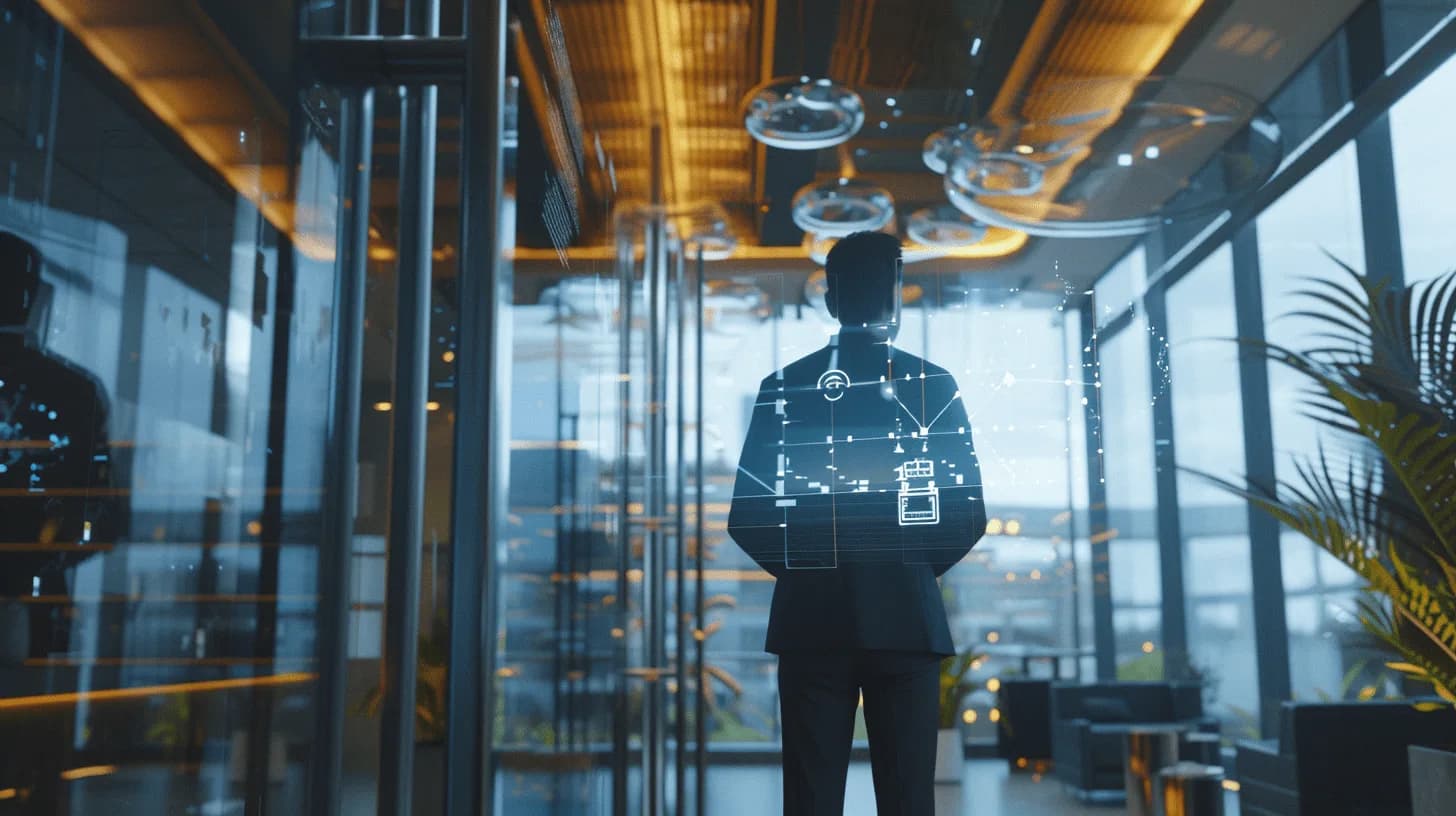 AI agent booking flow with search layer above partner platforms